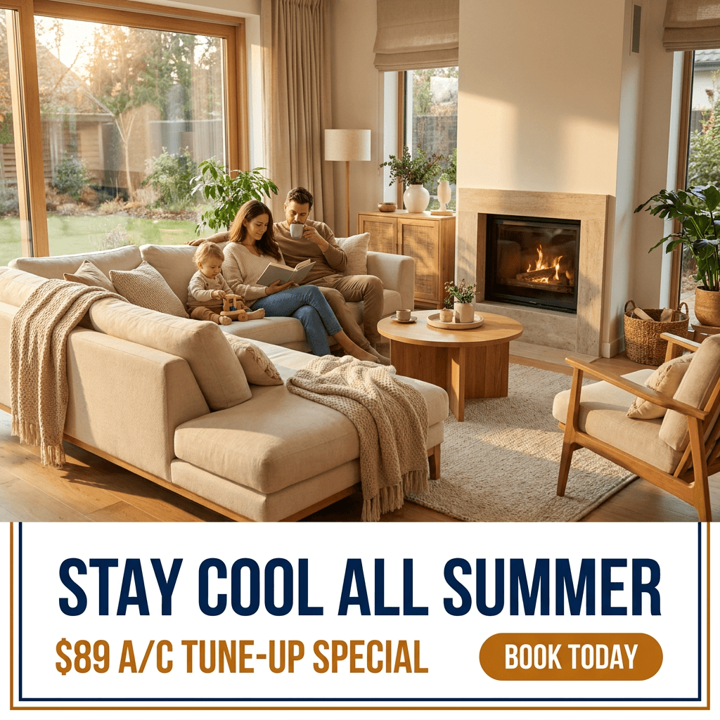 Display ad concept for an HVAC company, an example of the ad work we produce