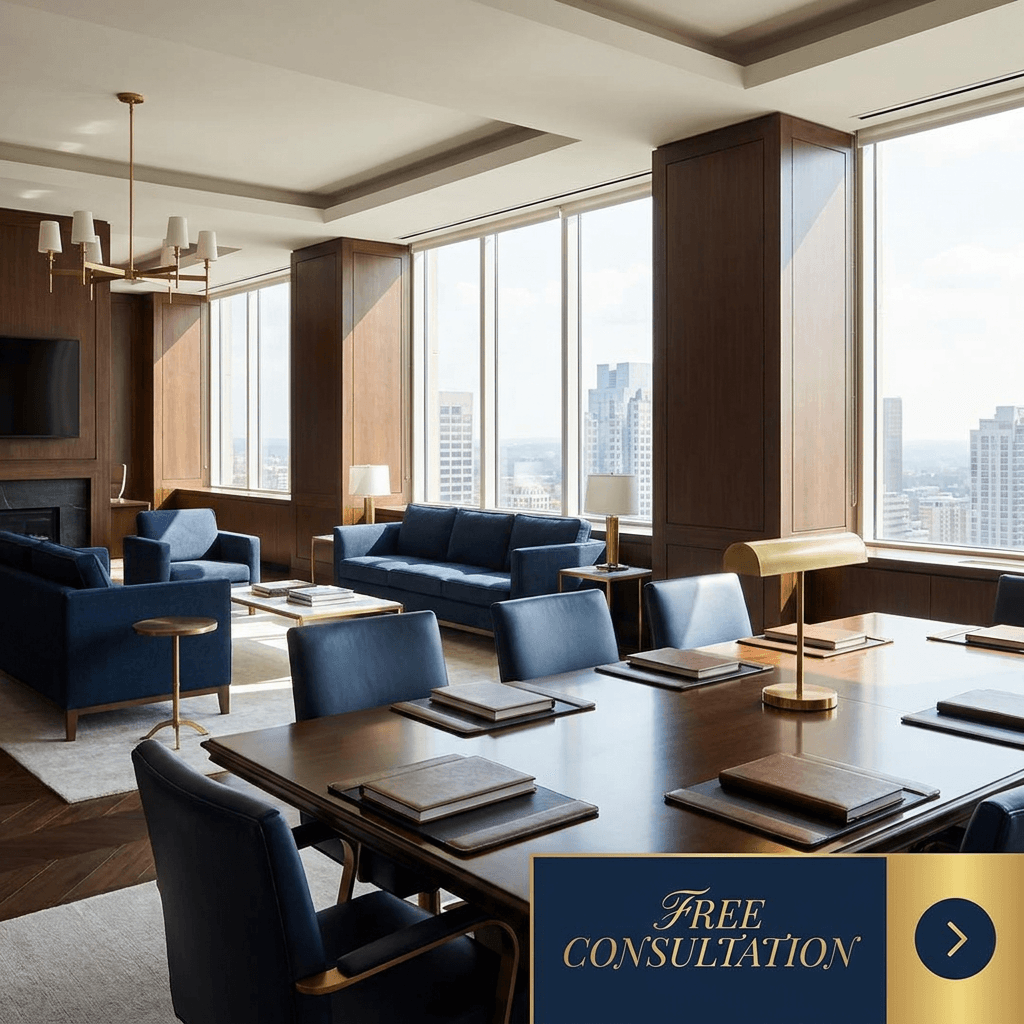 Display ad concept for a law firm, an example of the ad work we produce